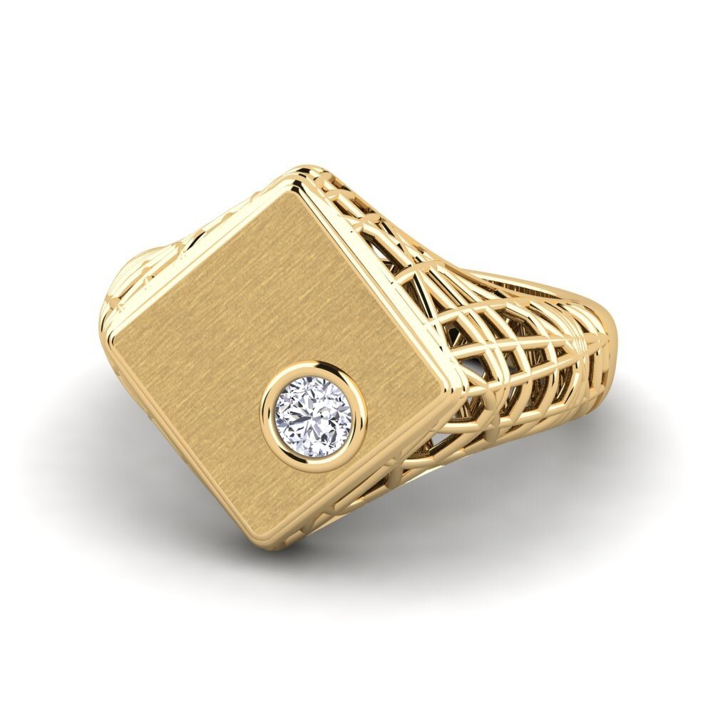 Labor-gezüchteter Diamant Pinker Ring Werge
