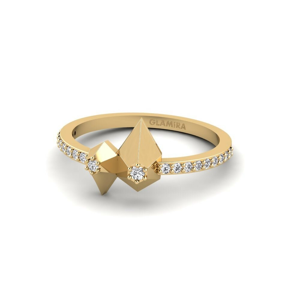 Saphir Blanc Bague Werkeljka