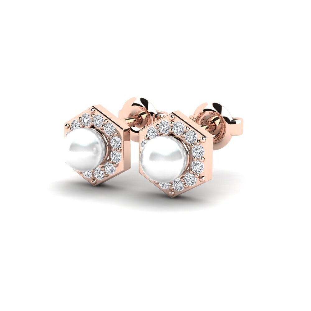 14ct Rose Gold Women's Earring Wertvoll