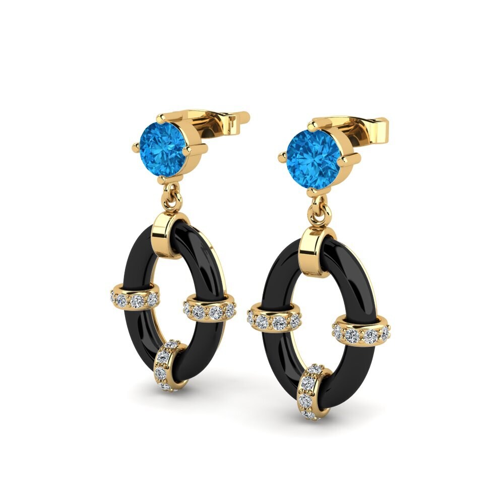 Blue Topaz Women's Earring Westcott