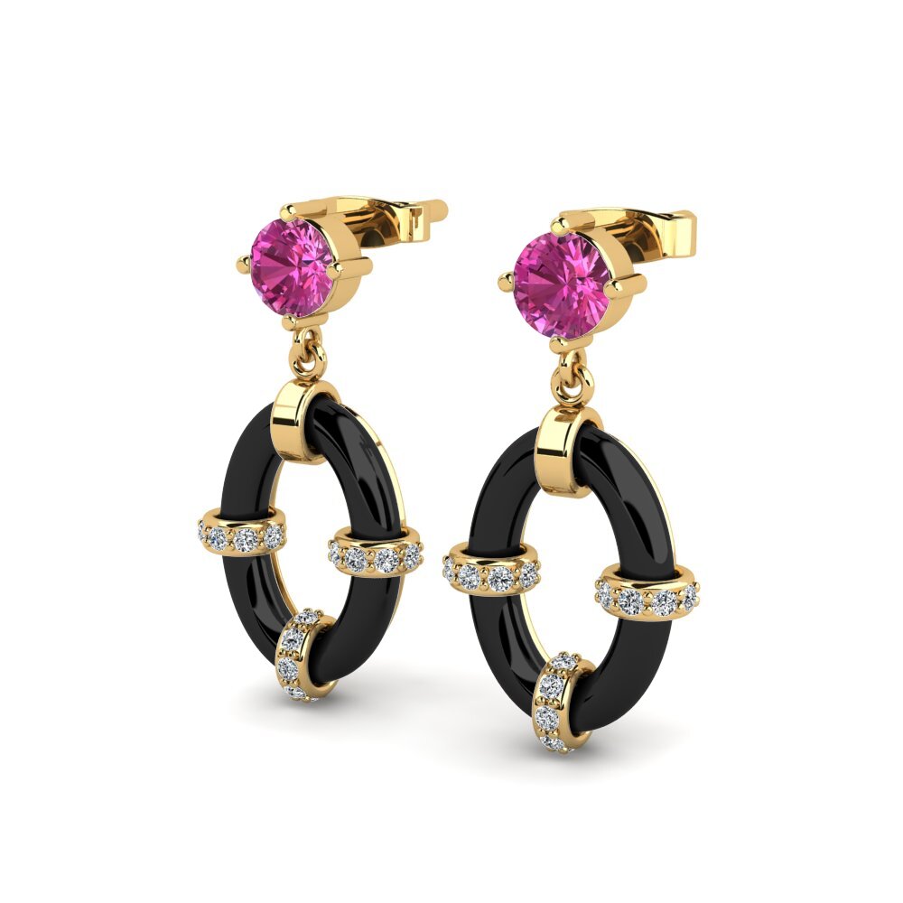 Pink Topaz Women's Earring Westcott