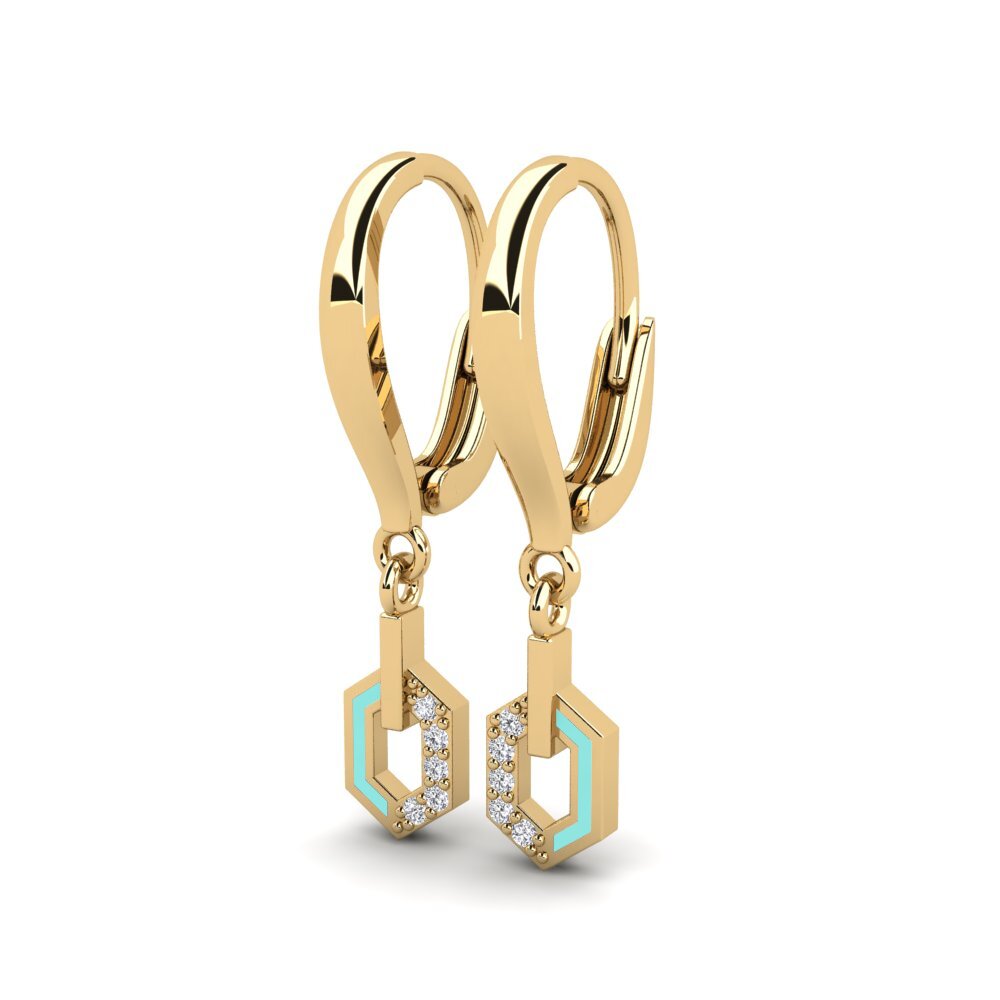 Diamond Women's Earring Wheats