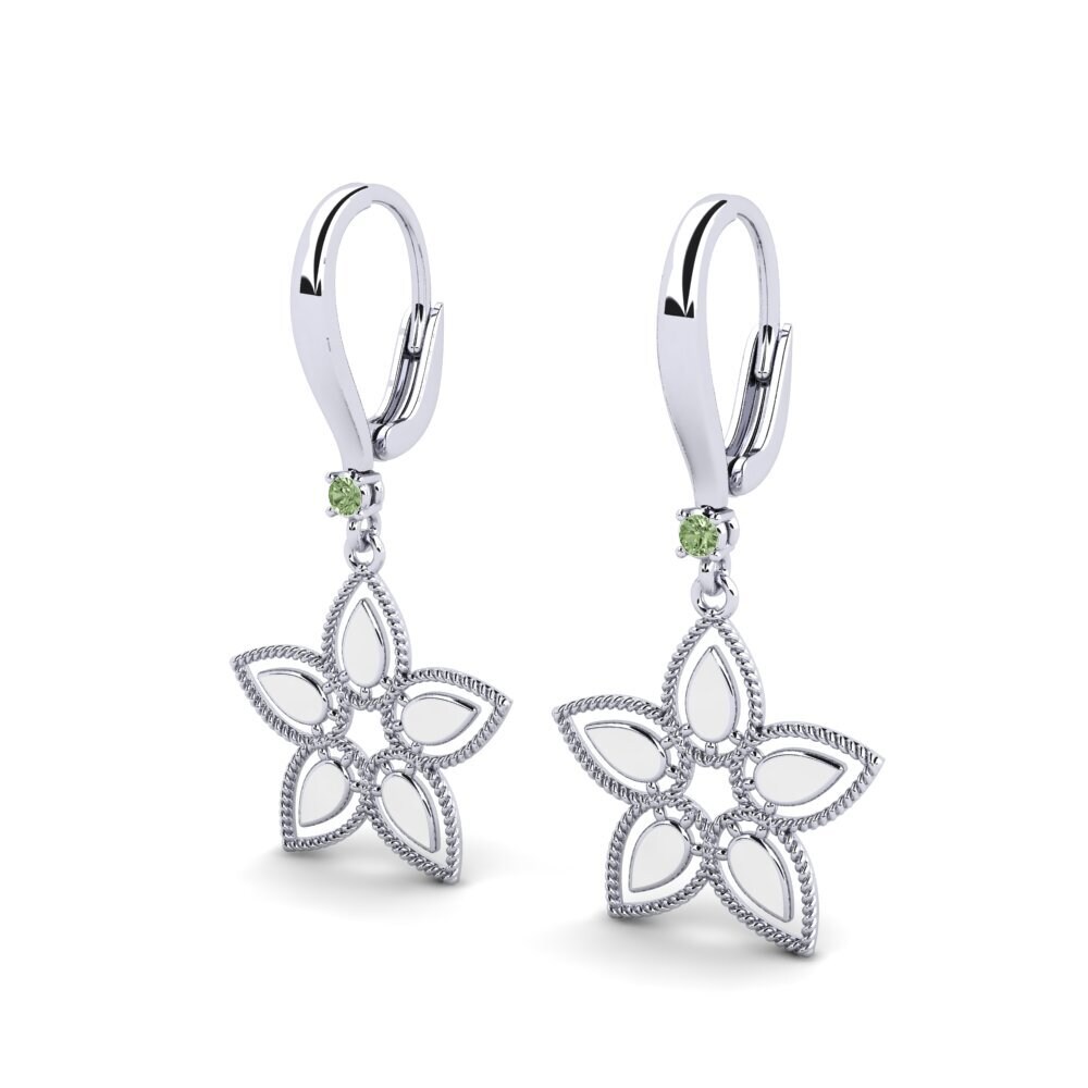 Diamante Verde Pendiente de mujer Whigging