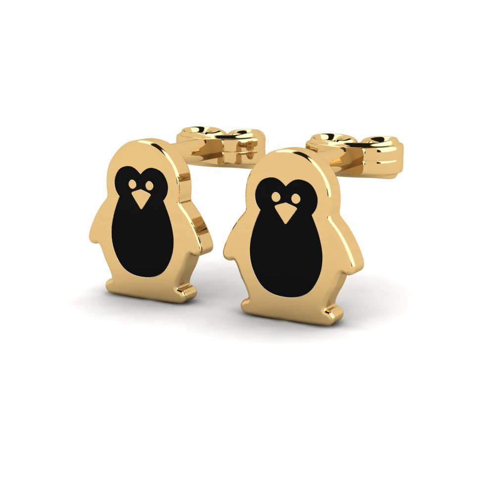 14k Oro Amarillo Pendiente para Niño Whitneyed