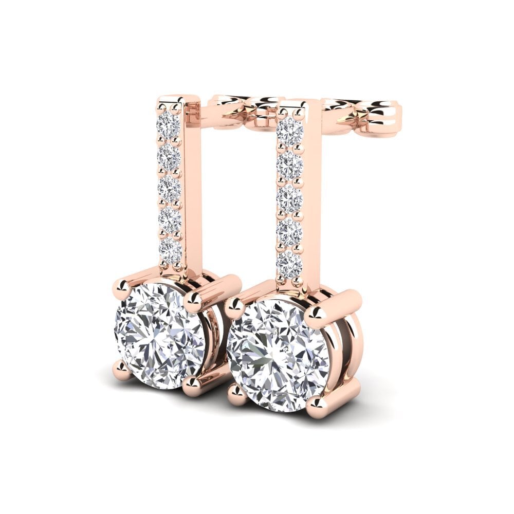 18ct Rose Gold Women's Earring Whitley