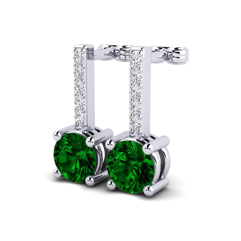 Circonita Verde Pendiente de mujer Whitley