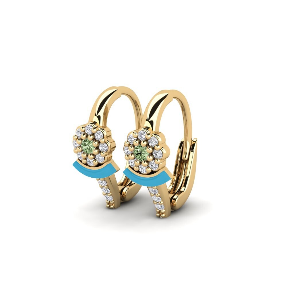 Diamante Verde Orecchino da donna Whyalla