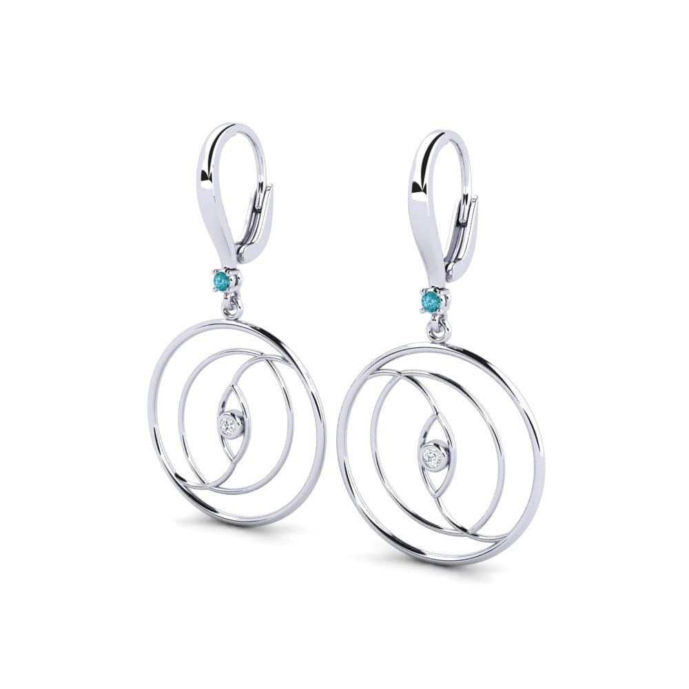 Blue Diamond Women's Earring Widow