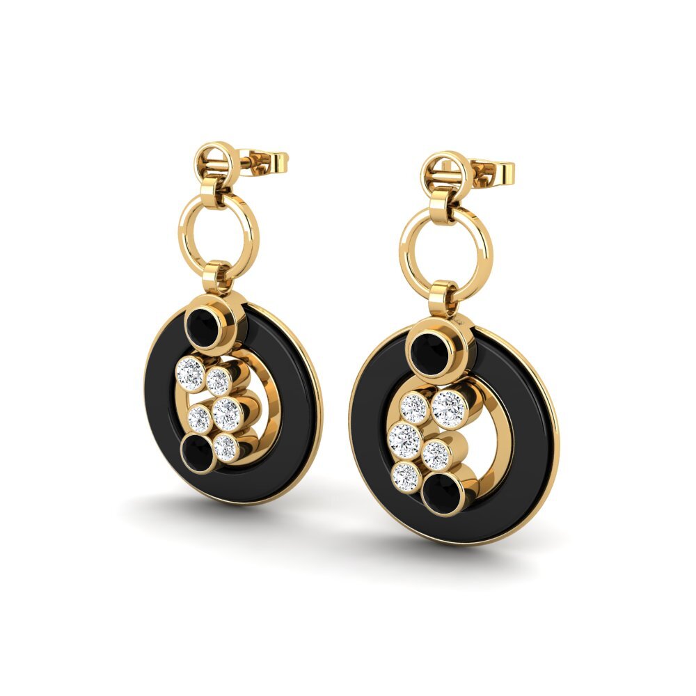 Black Sapphire Women's Earring Wilham