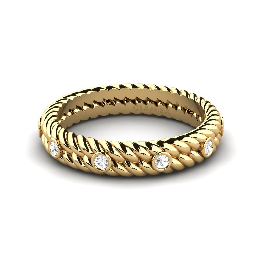 Weißer Saphir Ring Wilhoit