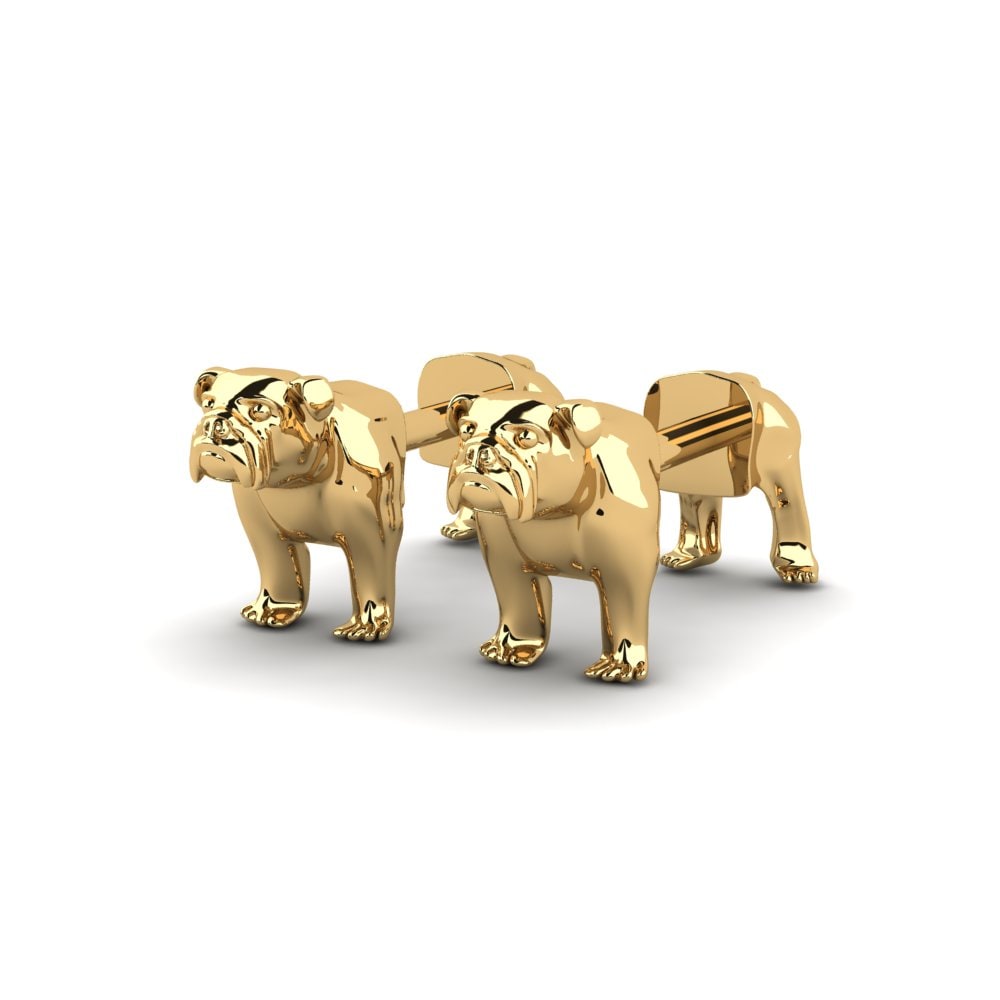 9k Oro Amarillo Pendientes Willie