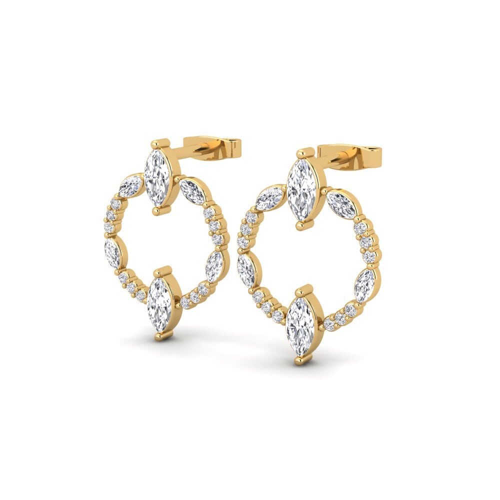 Marquise Diamant Kvindes ørering Wilton