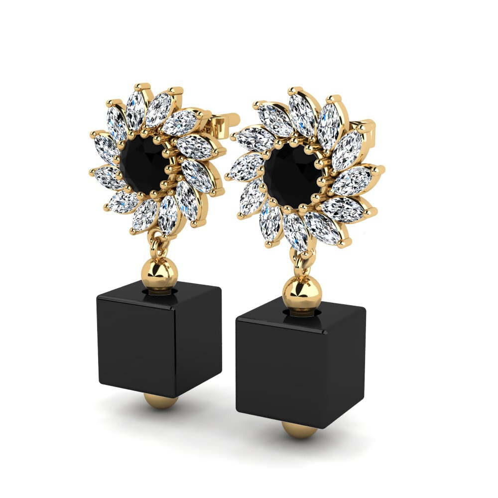 Black Sapphire Women's Earring Winship