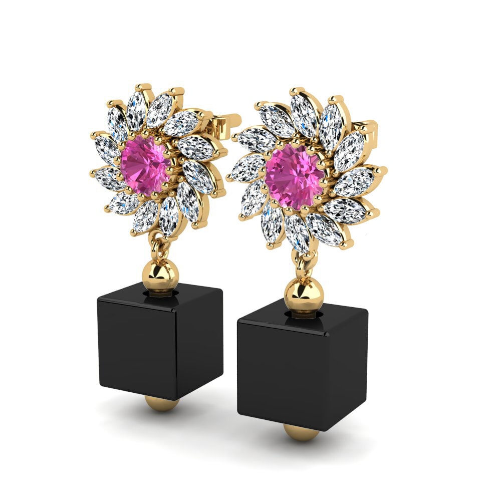 Pink Topaz Women's Earring Winship