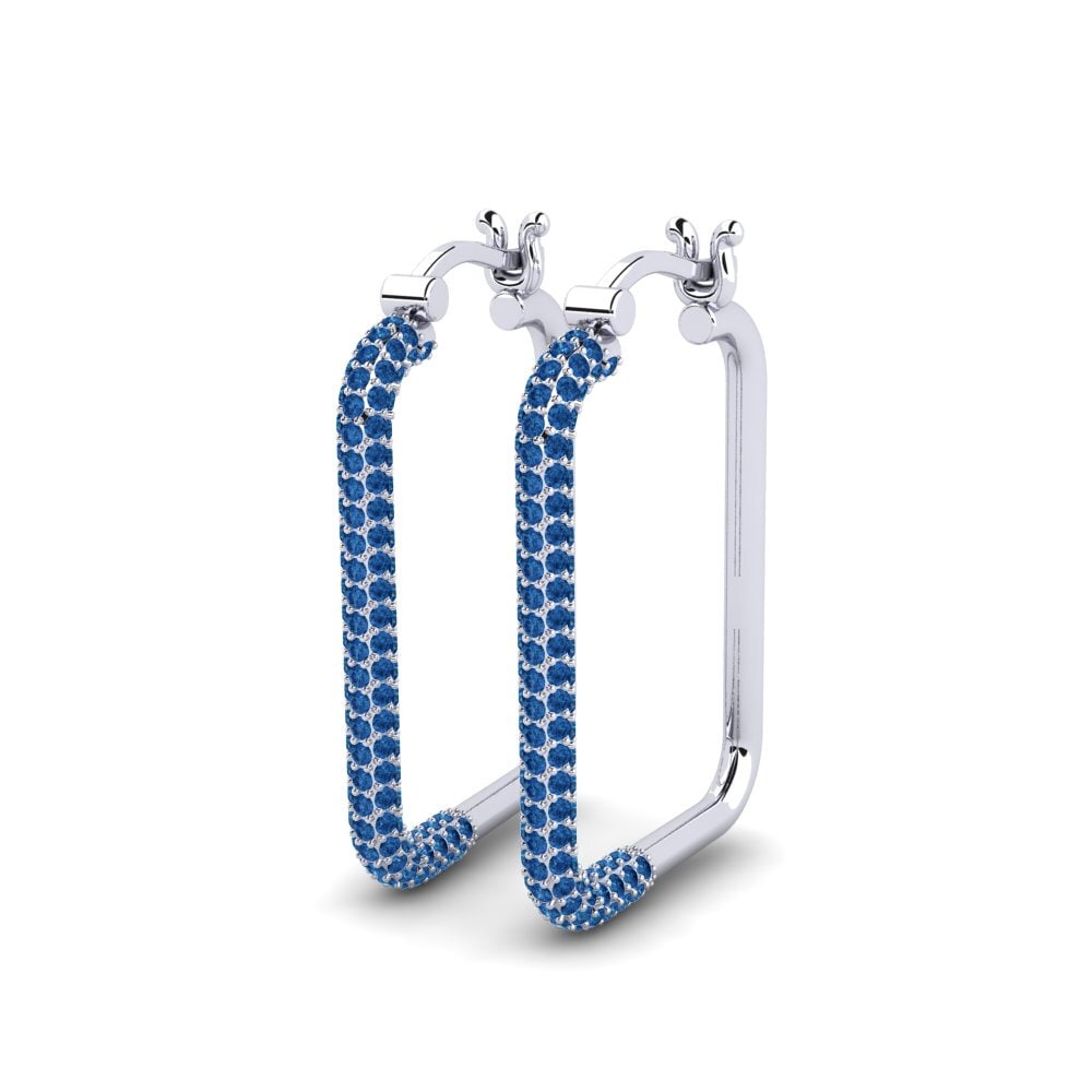 Dark Blue Zirconia Women's Earring Wismer
