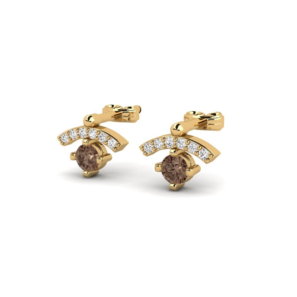 Smoky Quartz Women's Earring Wizened