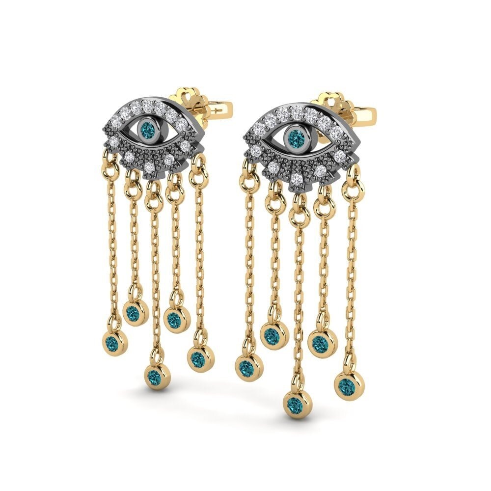 Blue Diamond Women's Earring Wodala