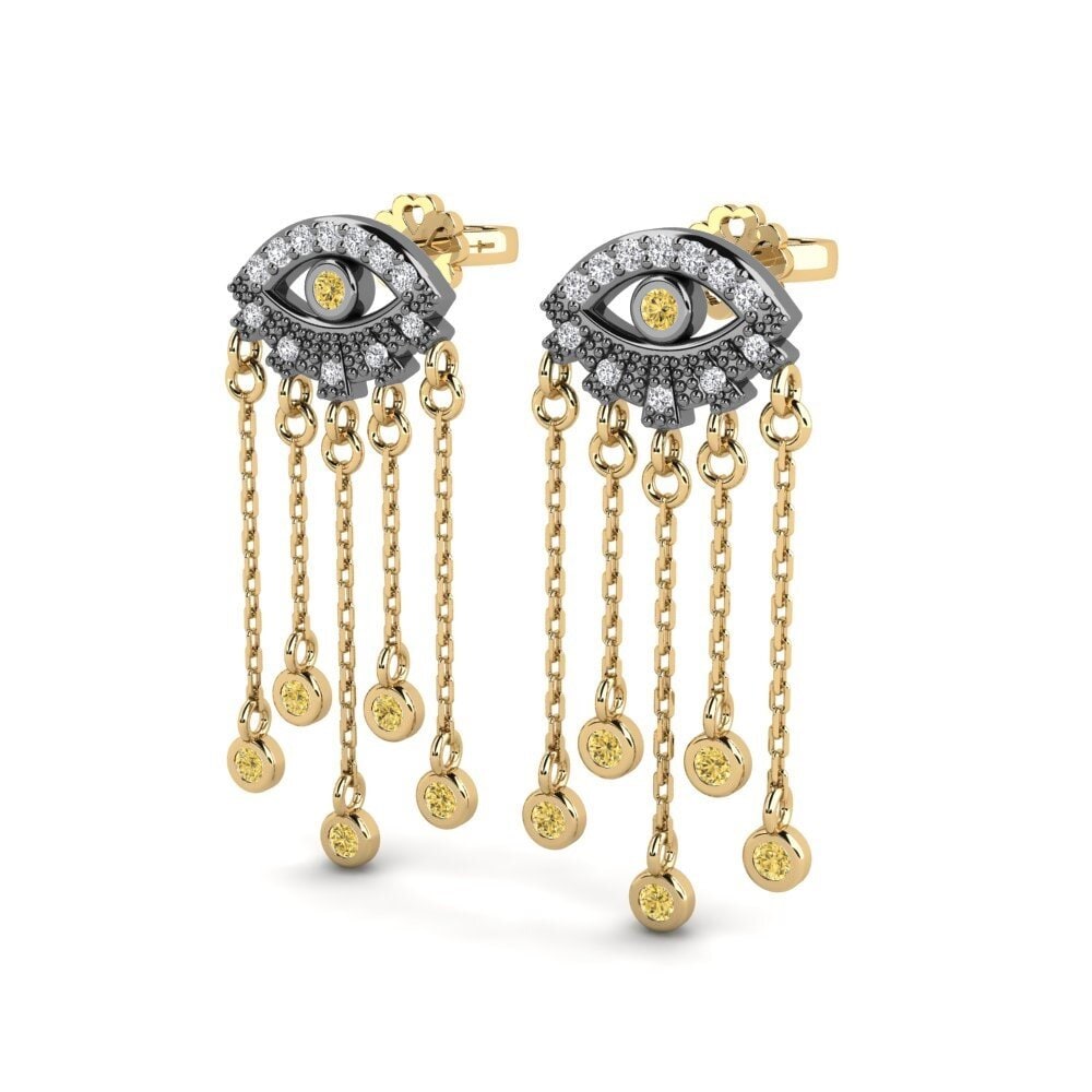 Yellow Diamond Women's Earring Wodala