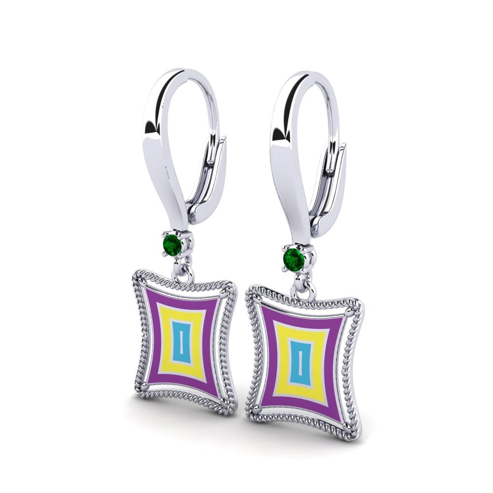 Green Zirconia Women's Earring Wolof