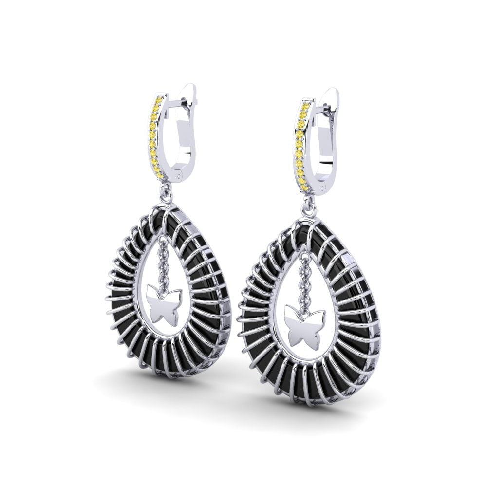 Yellow Sapphire Women's Earring Wooten
