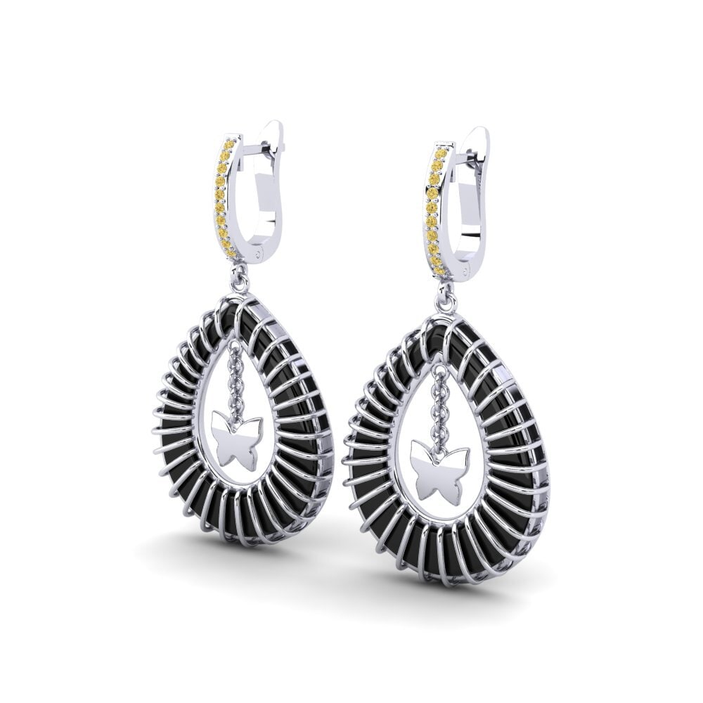 Yellow Diamond Women's Earring Wooten
