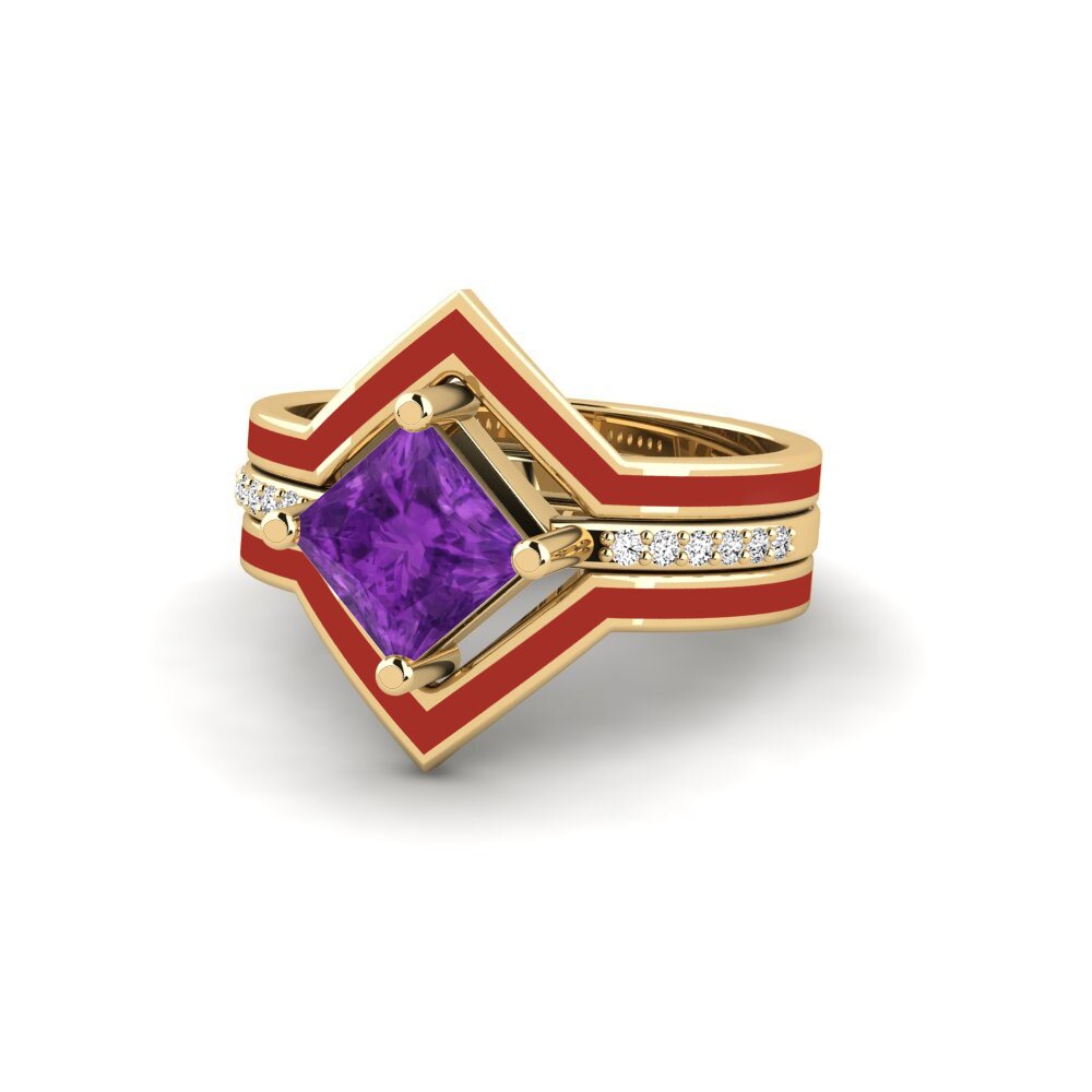 Amethyst Ring Wourg - SET