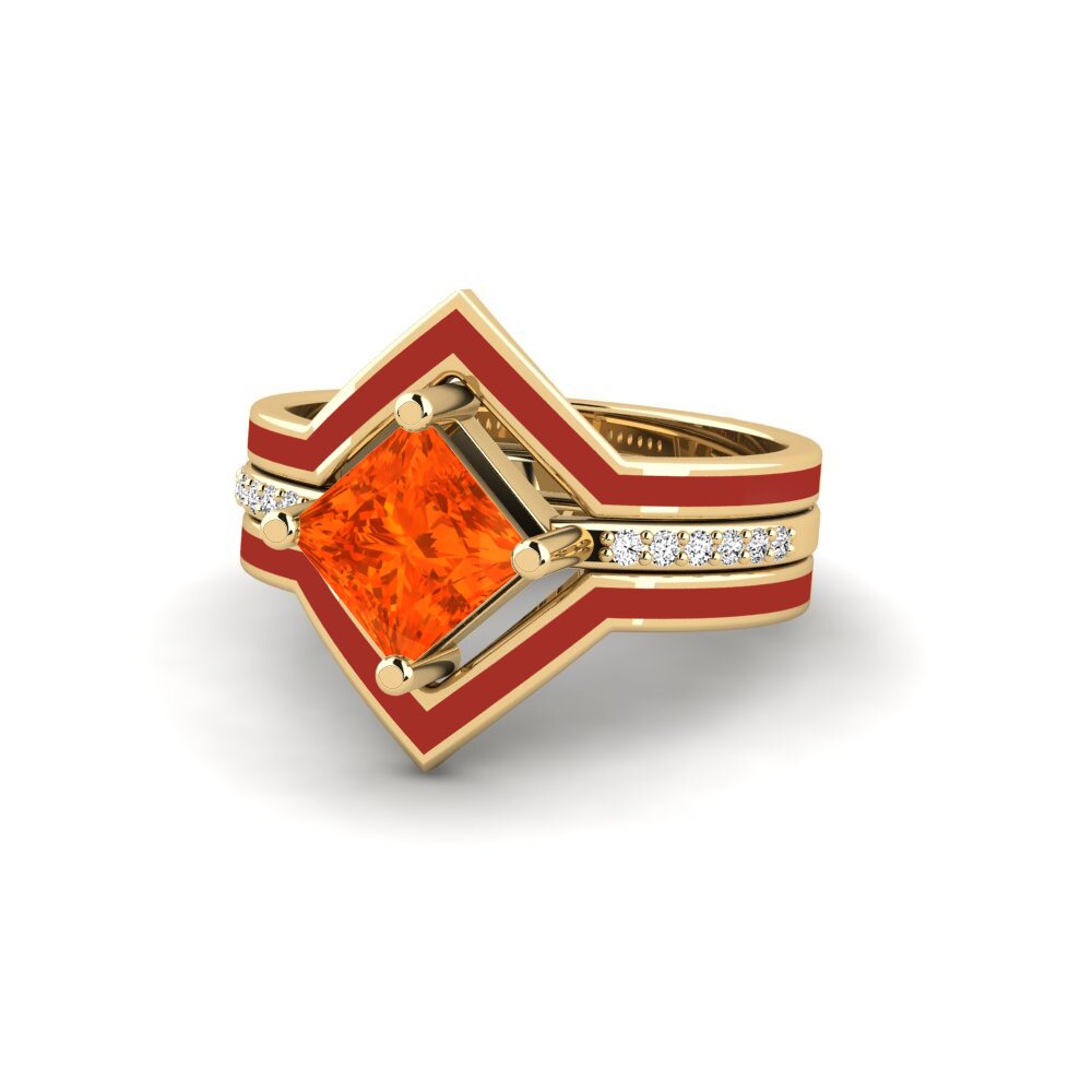Feueropal Ring Wourg - SET