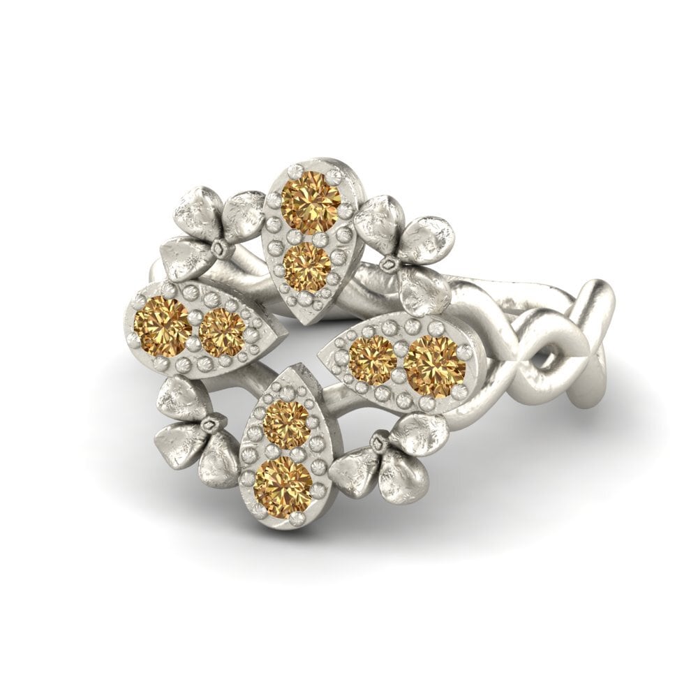 Brauner Diamant Ring Wylleg