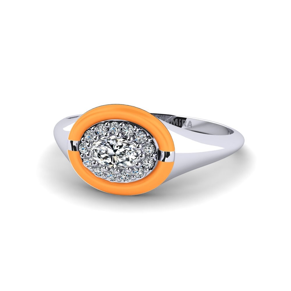 Weiß-Silber Ring Wyoming