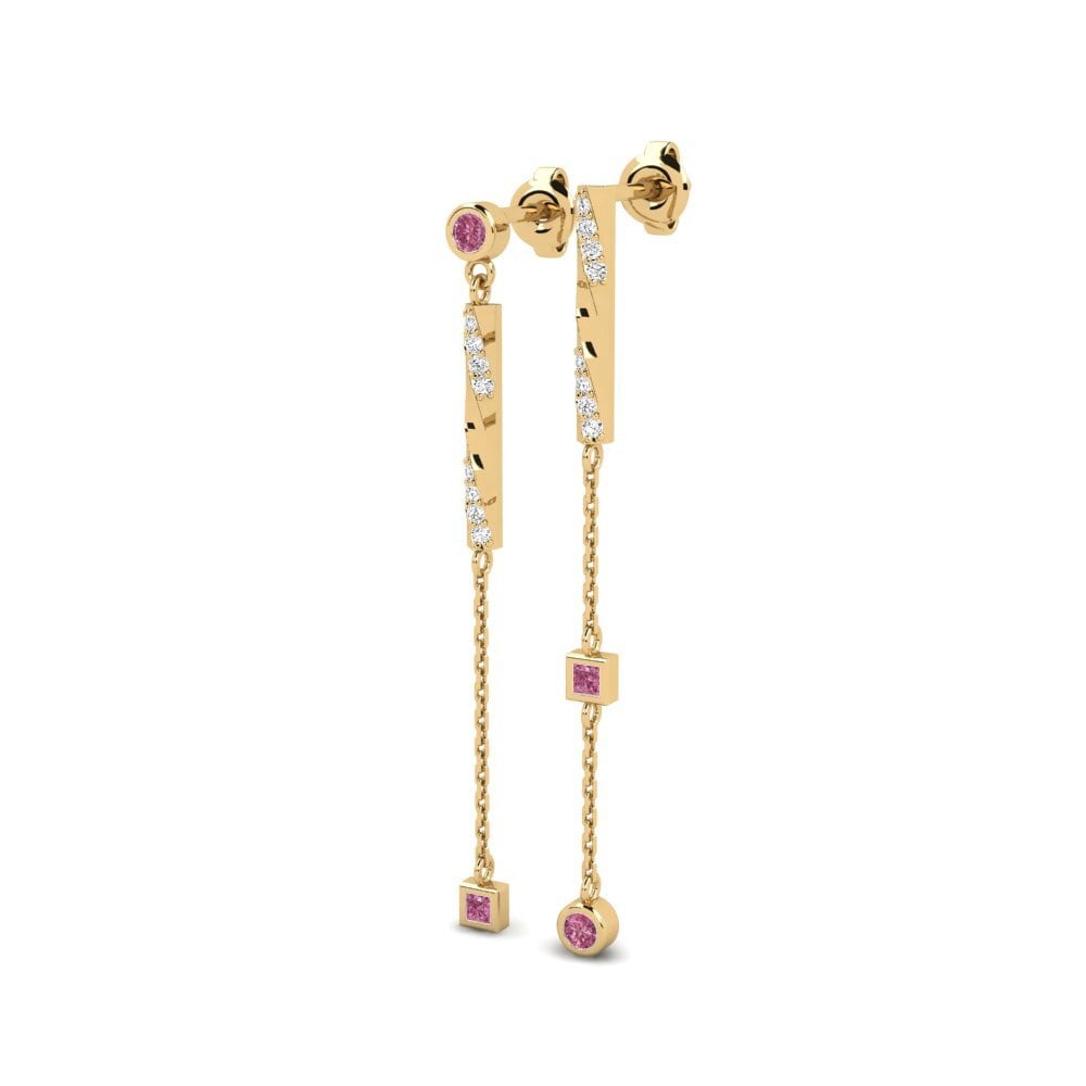 Mixed Rhodolite Garnet Women's Earring Xandalis