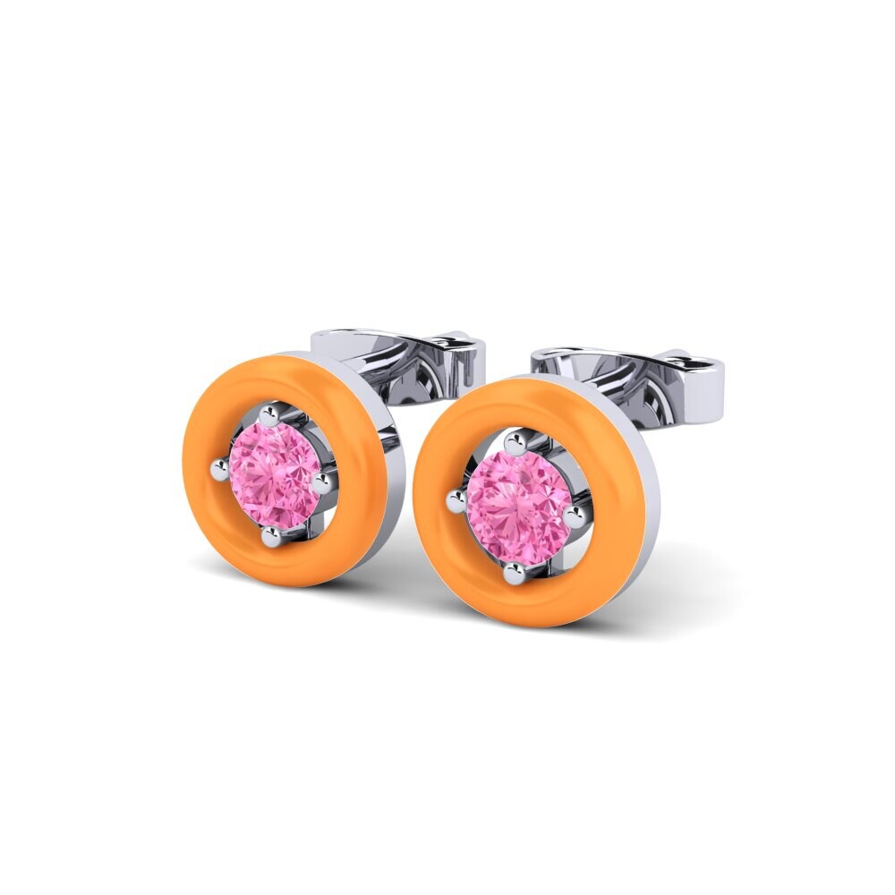 Zaffiro Rosa Orecchino da donna Xilli