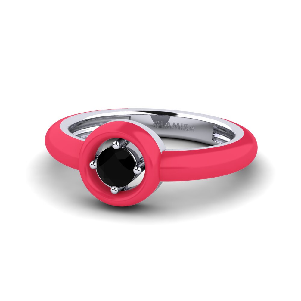 Schwarzer Saphir Ring Xilli