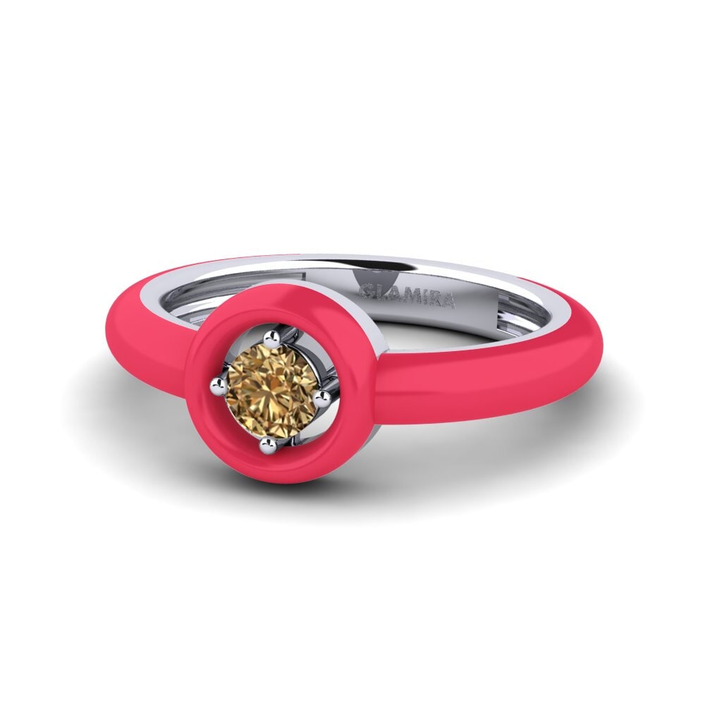 Brauner Diamant Ring Xilli