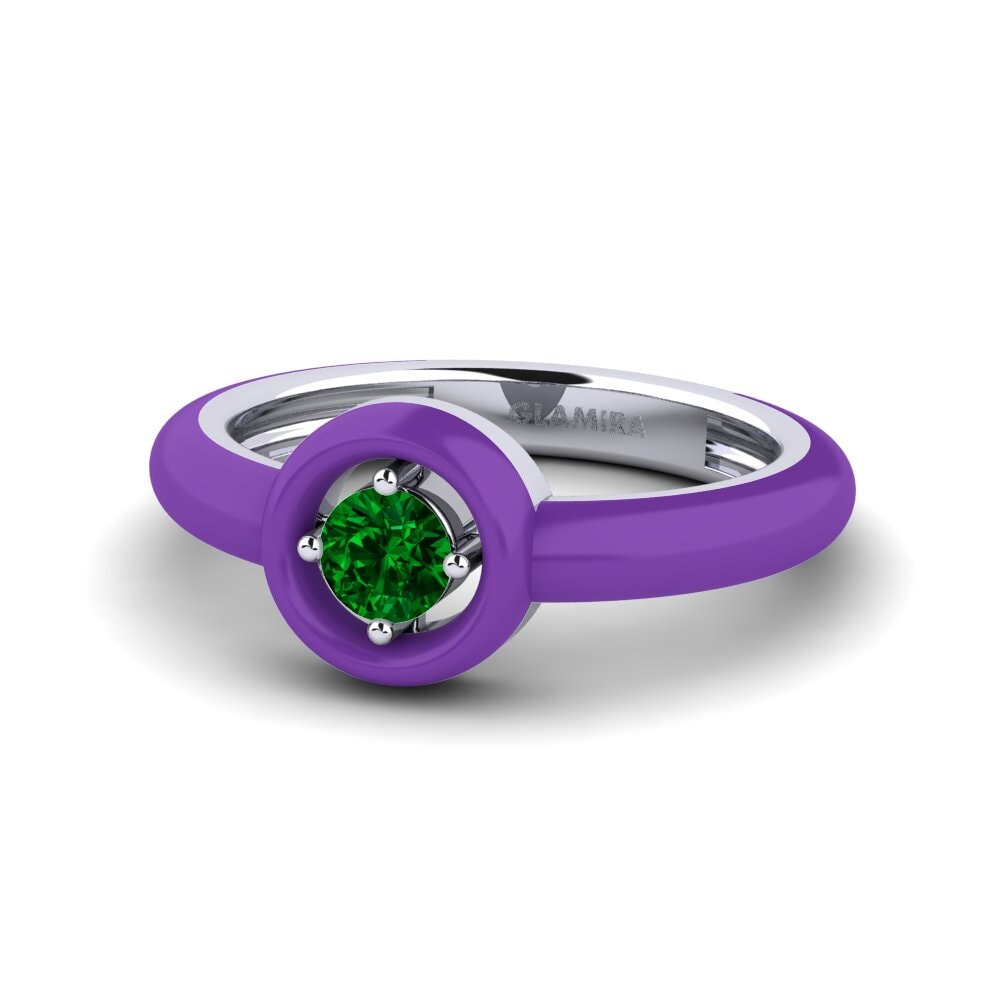 Grüner Zirkonia Ring Xilli