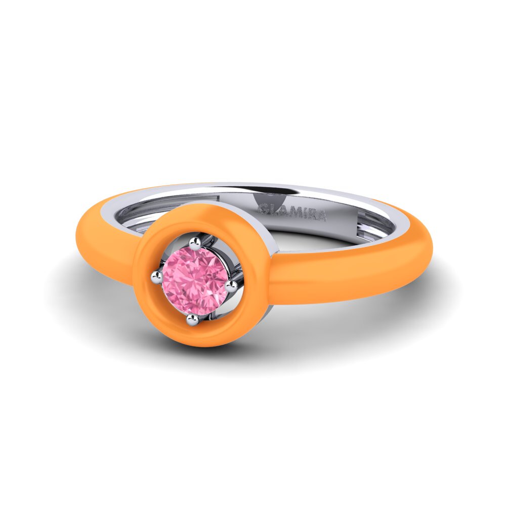Rosa Saphir Ring Xilli