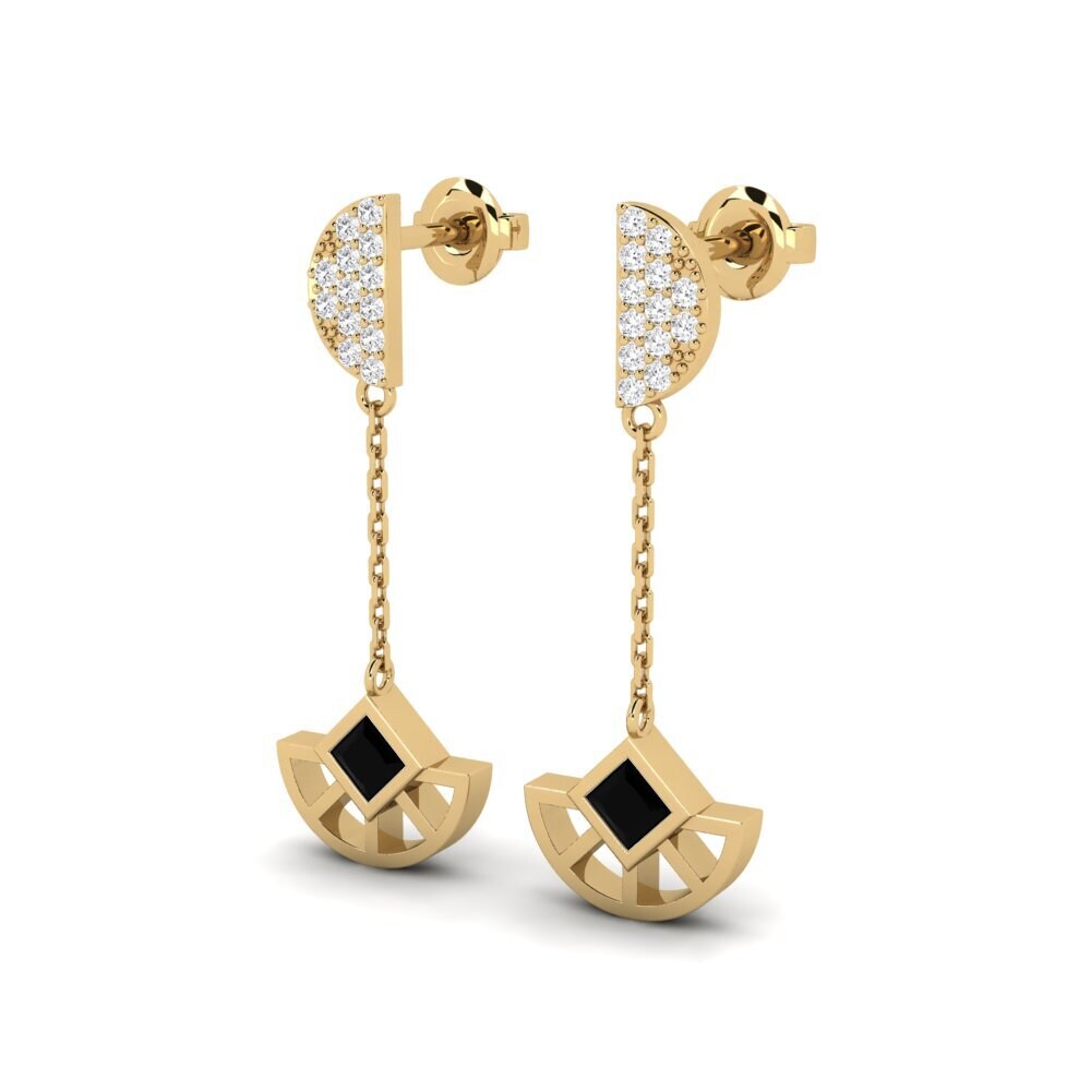 Black Sapphire Women's Earring Xylia