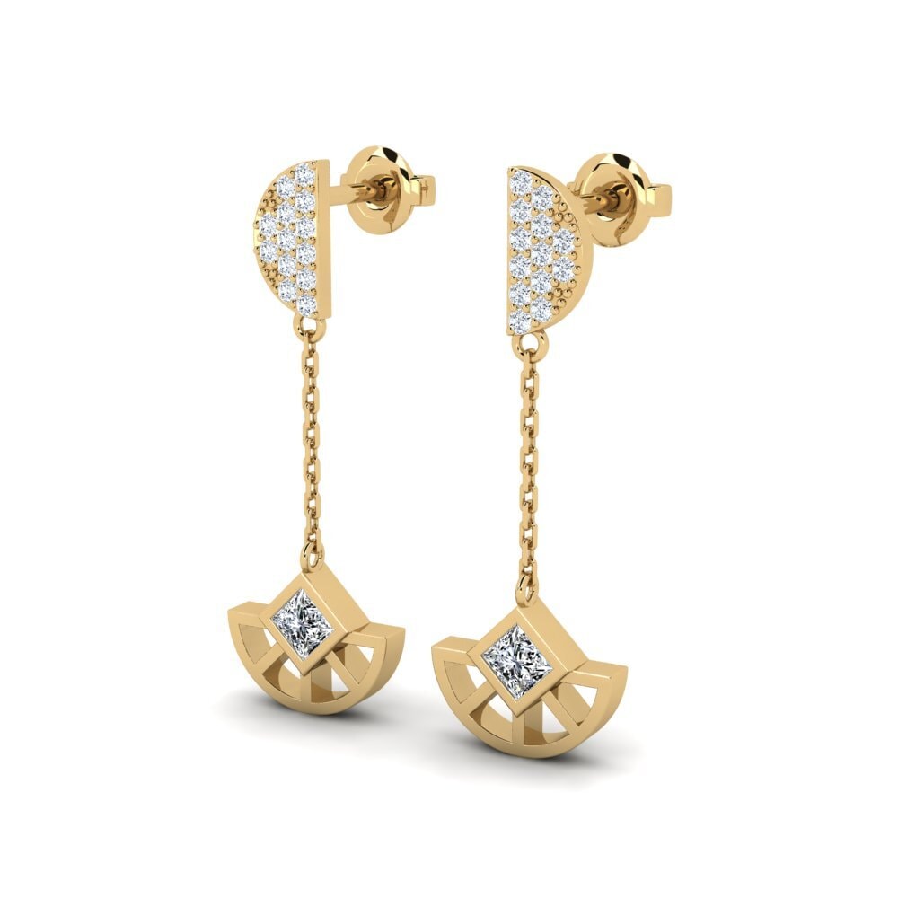 diamond-zirconia ต่างหู Xylia