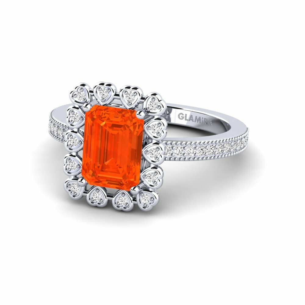 Fire-Opal Engagement Ring Xyster