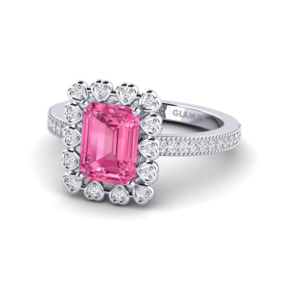 Pink Tourmaline Engagement Ring Xyster