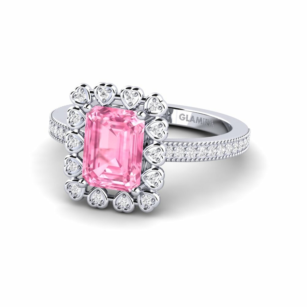 Pink Sapphire Engagement Ring Xyster