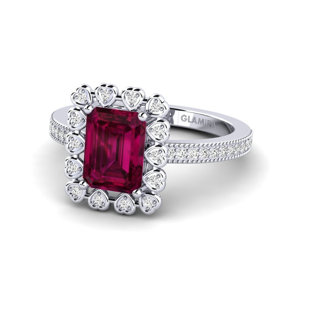 Rhodolite Garnet Engagement Ring Xyster