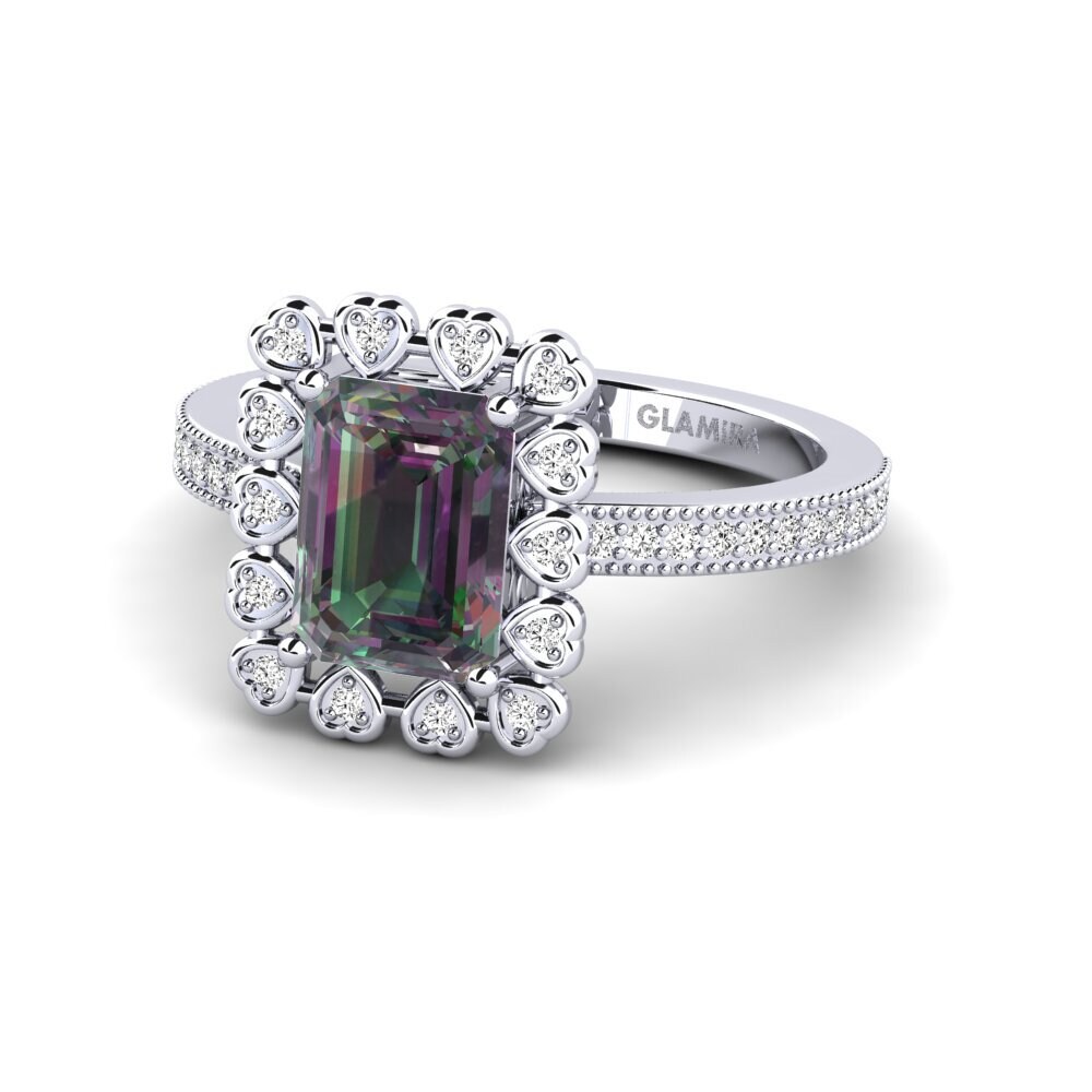 Mystic Topaz Engagement Ring Xyster