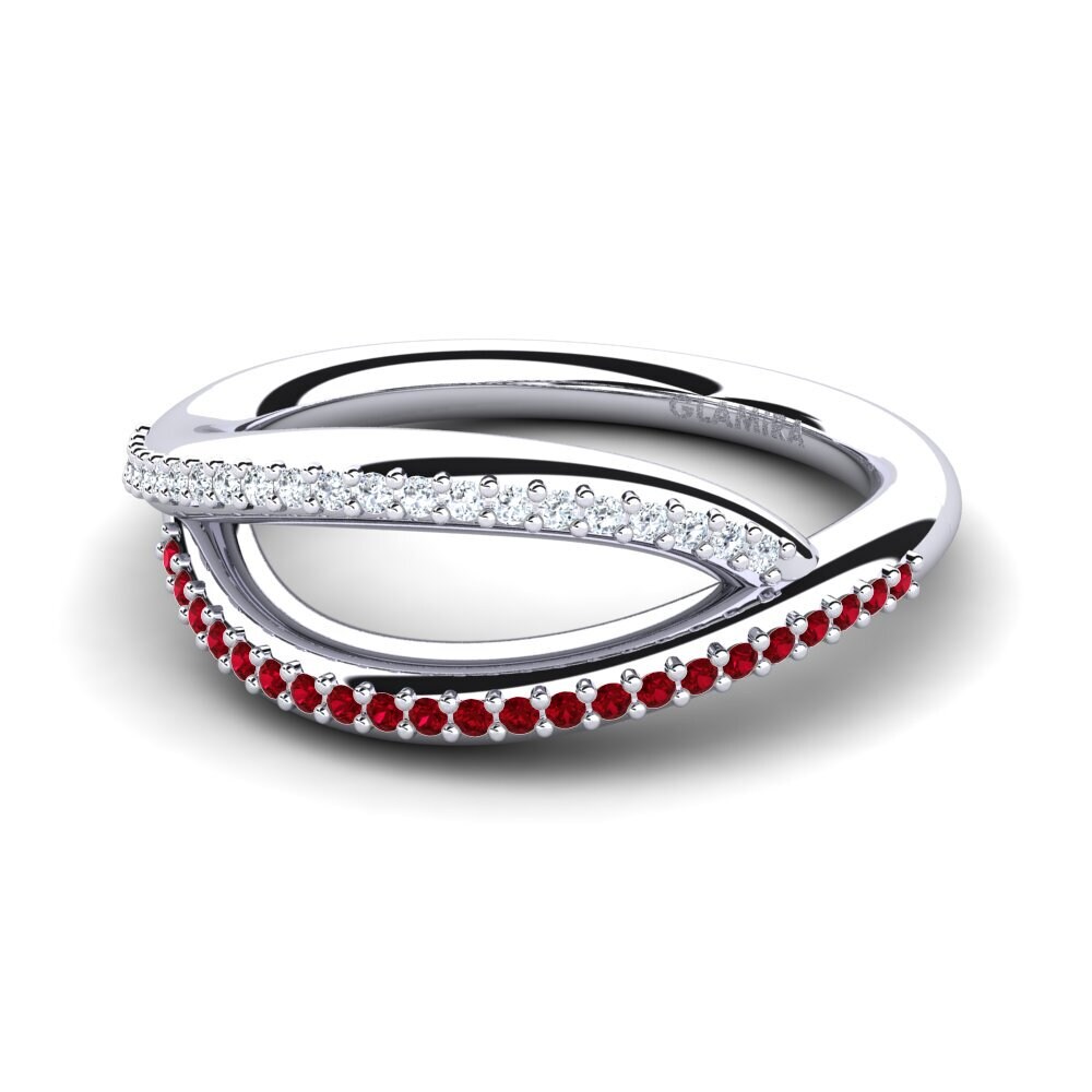 Circonita Roja Anillo Yackelin