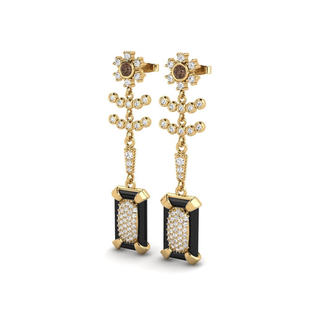 Smoky Quartz Women's Earring Yaff