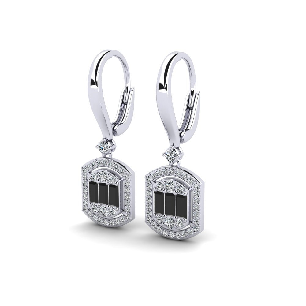 Black Diamond Women's Earring Yahwe