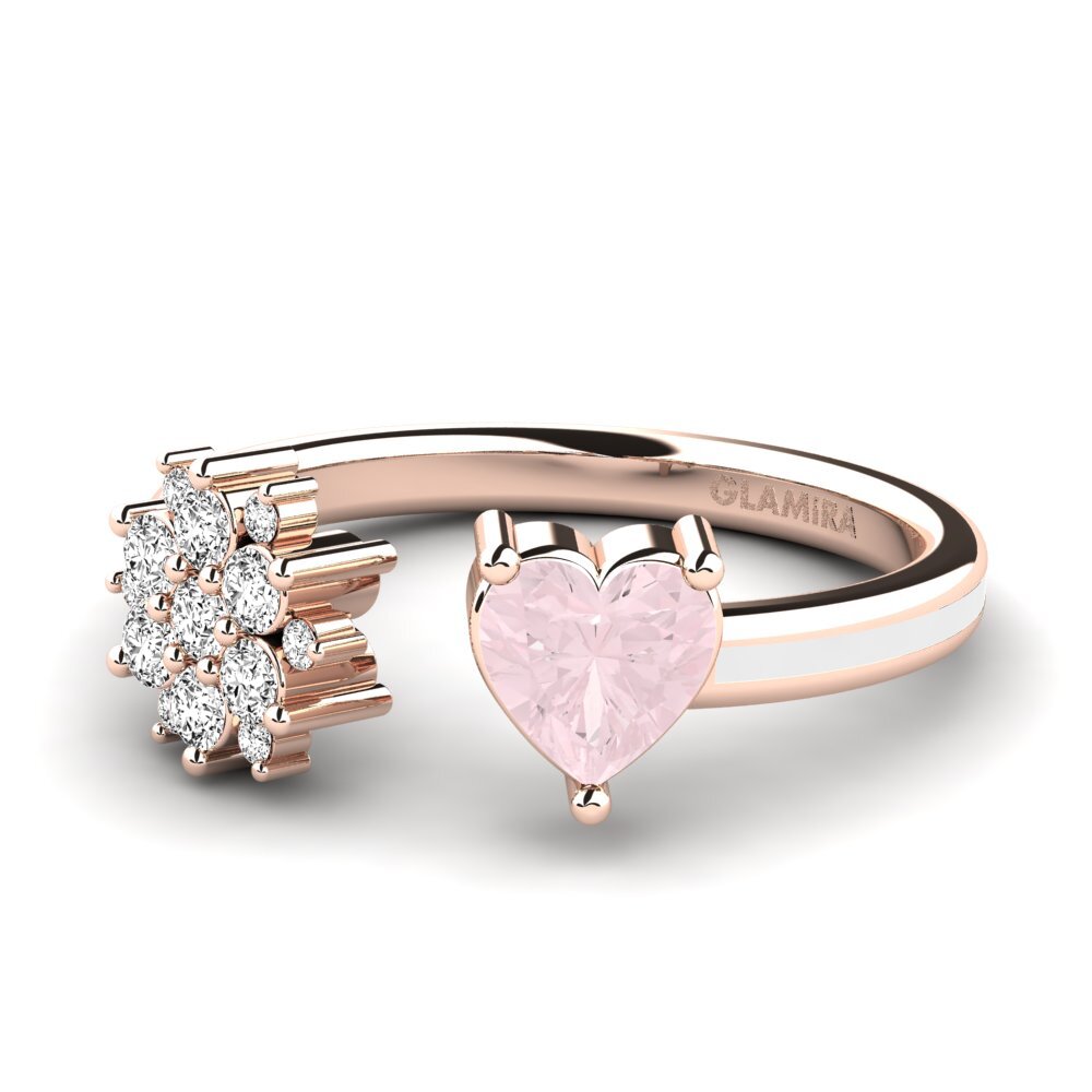 Rosenquarz Ring Yan