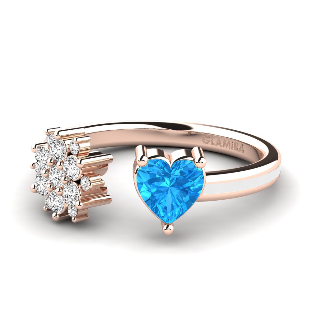 Blauer Topas Ring Yan