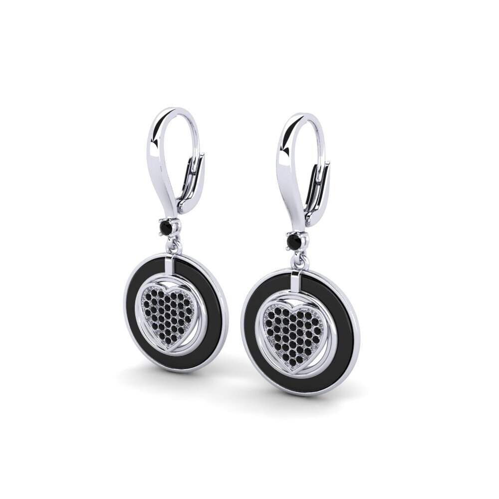 Black Sapphire Women's Earring Yasuko