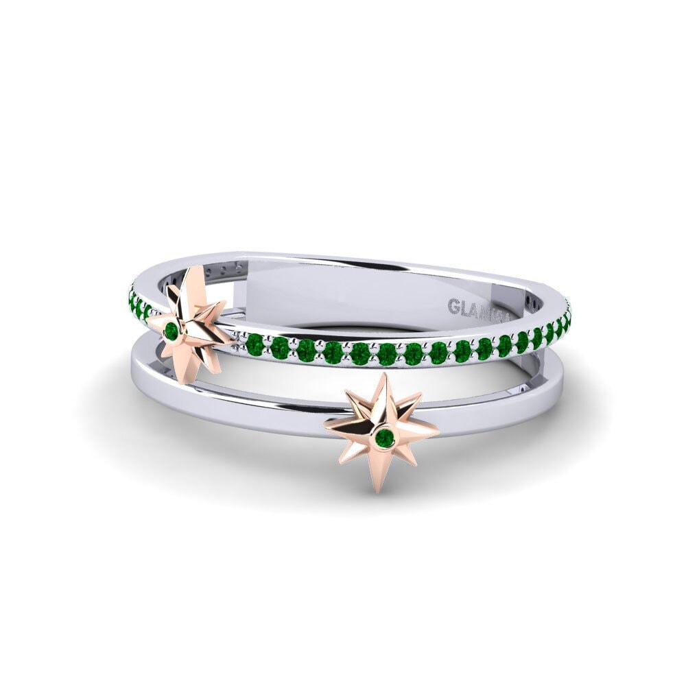 emerald-zirconia แหวน Yedprior
