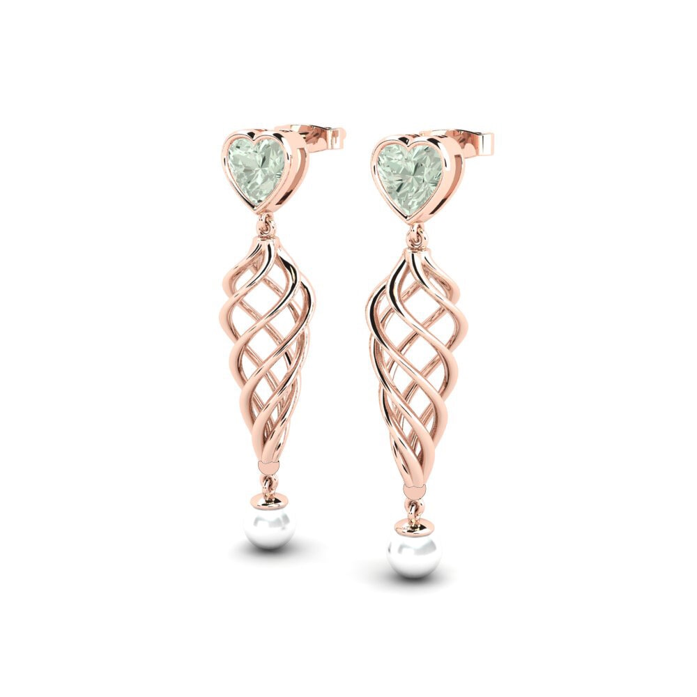 Green Amethyst Women's Earring Yhtos